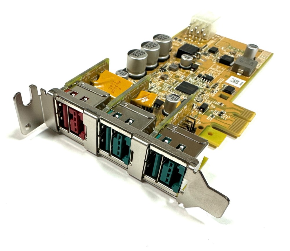 Компонент NEW SUNIX 1PCB+PUB1200X QTY-1-port 24V & QTY-2-ports 12V Powered USB PCI E — фото 1
