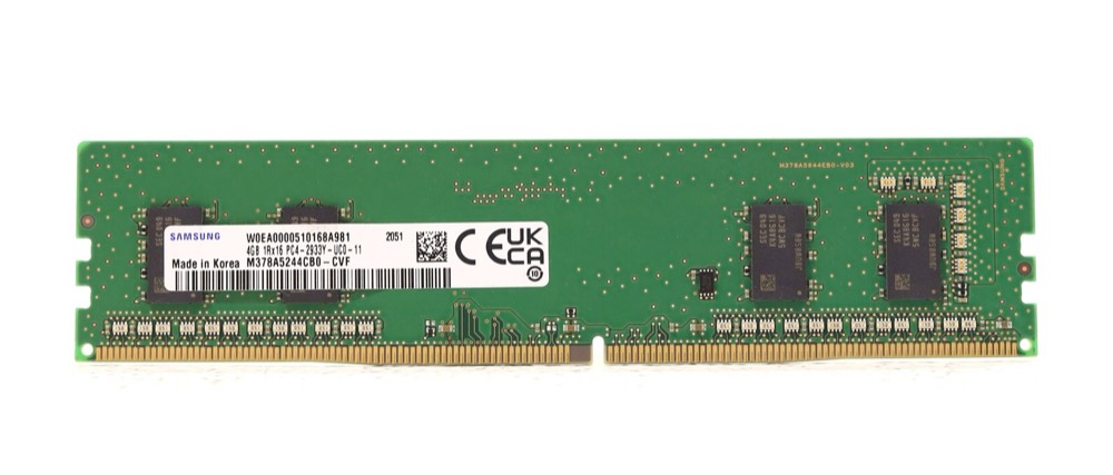 Модуль памяти Samsung 4GB 1Rx16 PC4-2933Y-UC0-11 Non-ECC Desktop Memory P/N: M378A5244CB0-CVF — фото 1