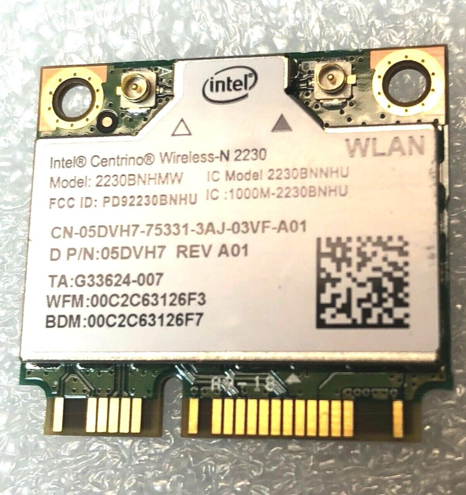 Комплектующее Intel Centrino Wireless-N 2230 2230BNHMW WIFI Bluetooth Mini PCI-E DELL INSPIRON — фото 1