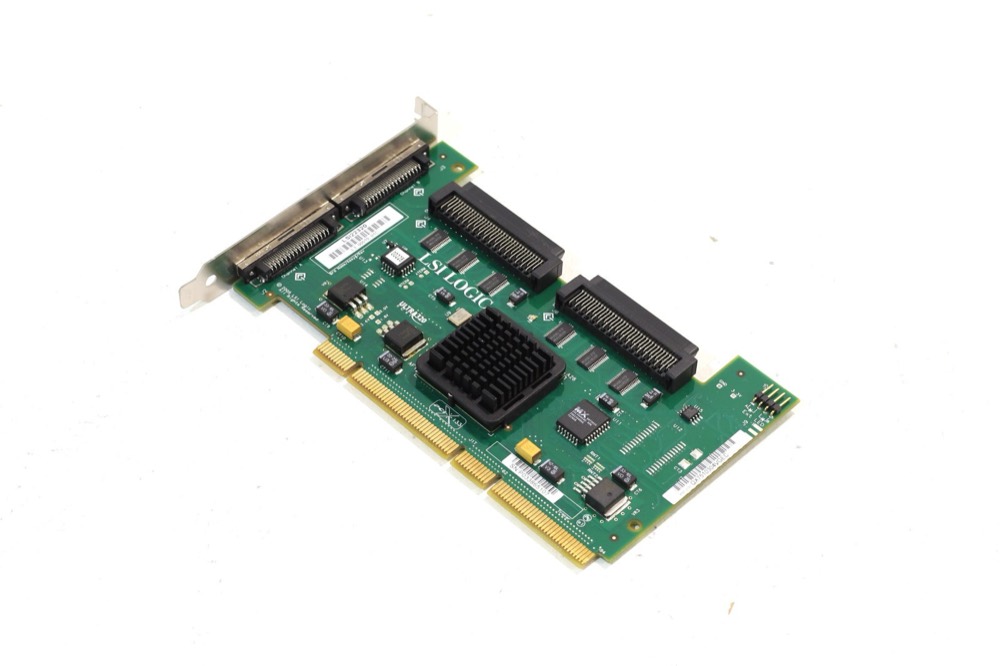 Адаптер LSI 22320 Dual-Port Ultra-320 SCSI PCIe Host Bus Adapter P/N: LSI22320 Tested — фото 1