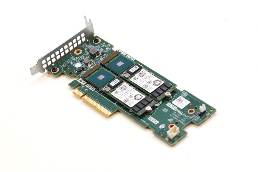 SSD-накопитель Dell M.2 Boss PCIe SSD Adapter Card W/2x 240GB SSD Dell P/N:0DMC15 061F54 Tested — фото 1