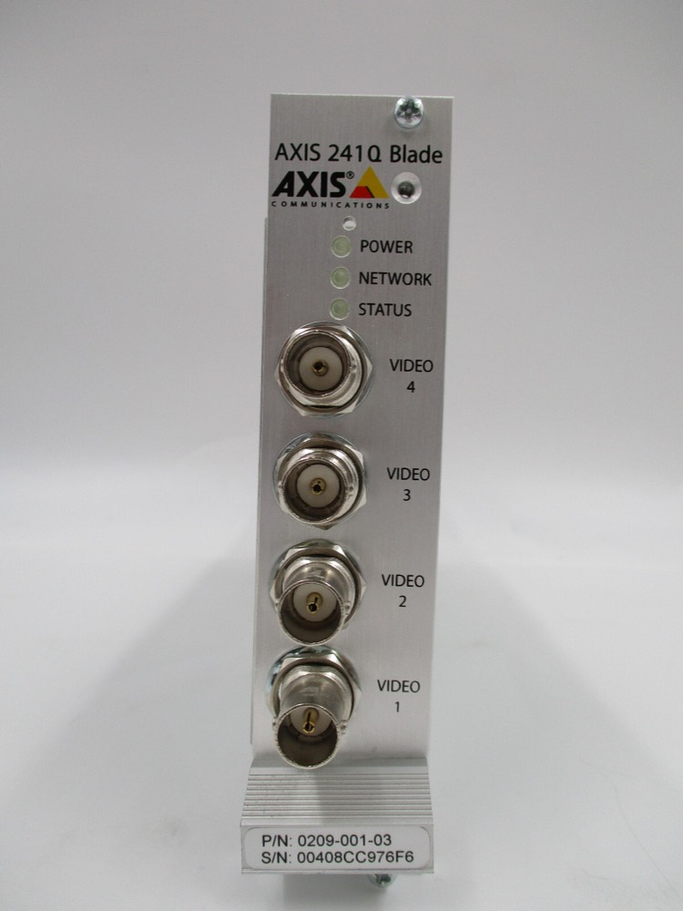 Модуль 0209-001-03 Axis 241Q Blade Video Server Rack 4-Channel Source Plug-In Module 0209-001-03 — фото 2