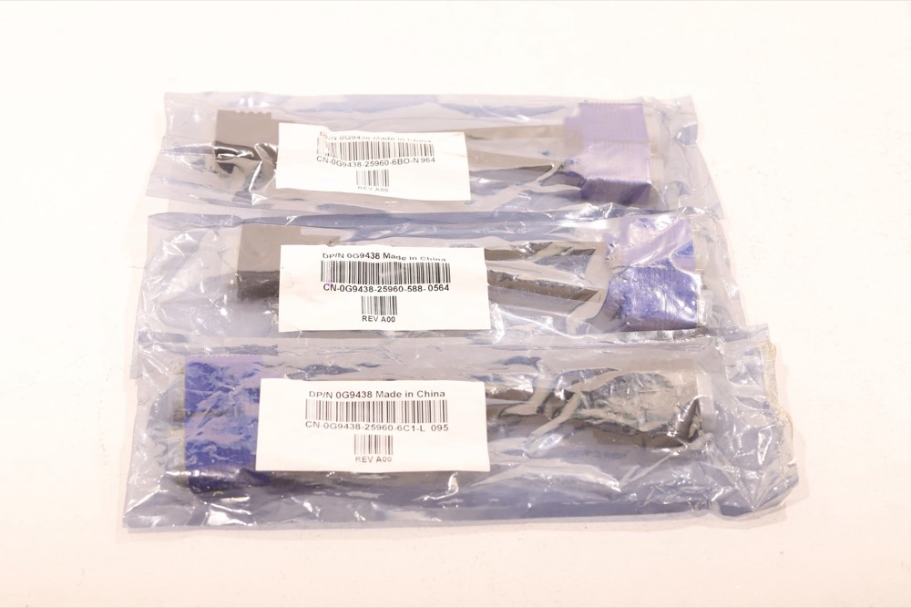 Кабель Lot of 3 Dell 25cm DMS-59 to Dual VGA Video Splitter Y-Cable Dell P/N: 0G9438 — фото 1