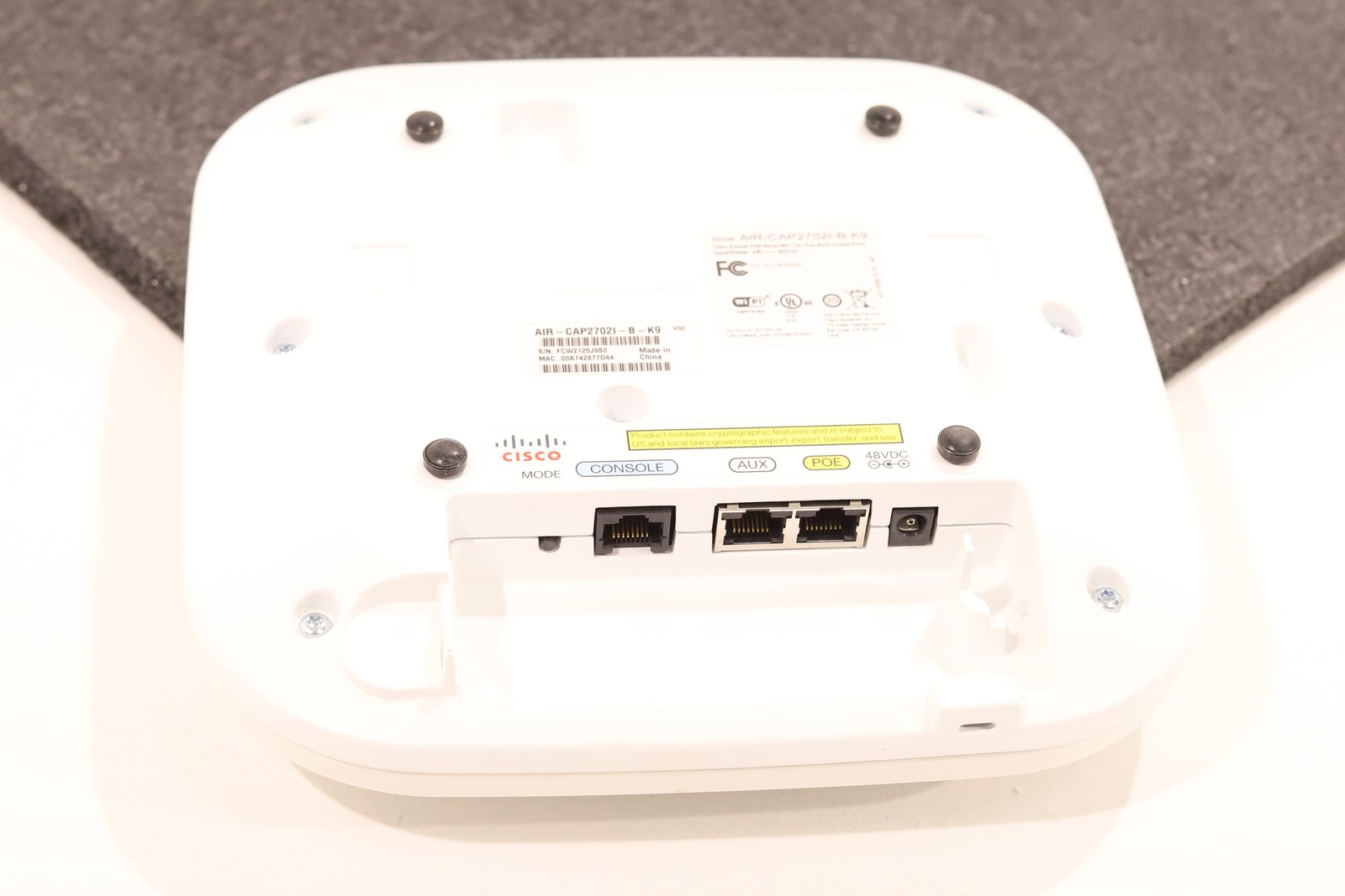 Точка доступа Cisco Aironet 2700 Series Dual-Band 802.11ac Access Point P/N: AIR-CAP2702I-B-K9 — фото 1