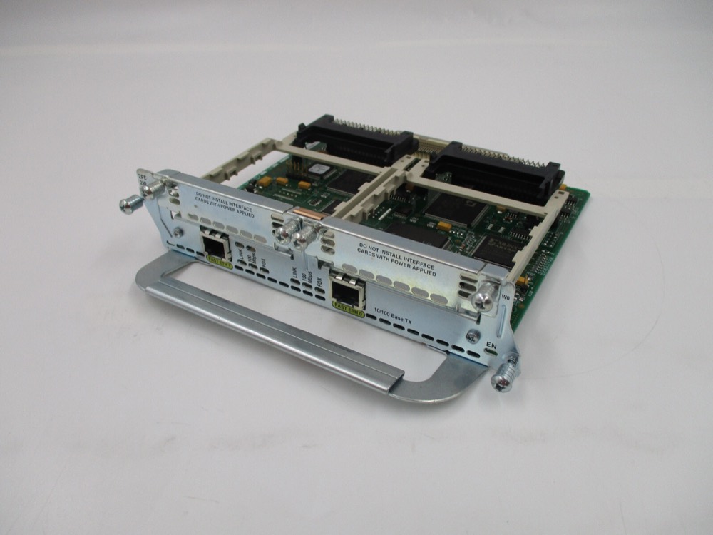 Модуль Cisco 2FE-2W Dual Bay Ethernet Module P/N: 800-04797-01 Tested Working — фото 1