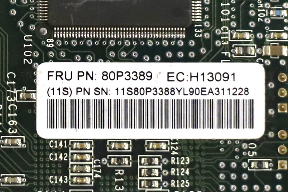 Адаптер IBM Emulex Single-Port 2Gb/s PCI-X Fibre Adapter Card FRU P/N: 80P3389 Tested — фото 2