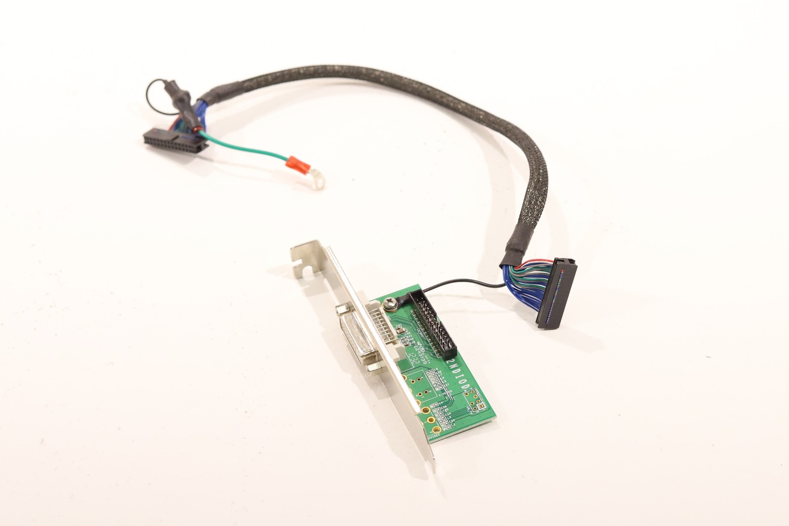 Кабель Kontron Industrial DVI Interface Module Board W/Cable P/N: 2NDI0D Tested Working — фото 1