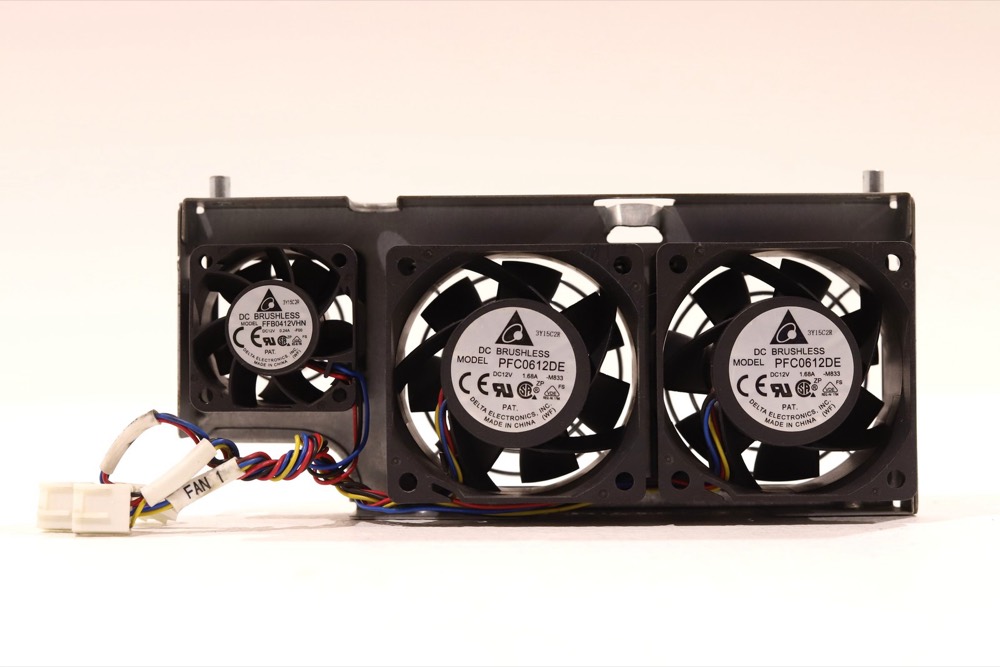 Вентилятор Dell 3-Fan 12V CPU Cooling Fan Assembly Dell P/N: 0J0333 Tested Working — фото 2
