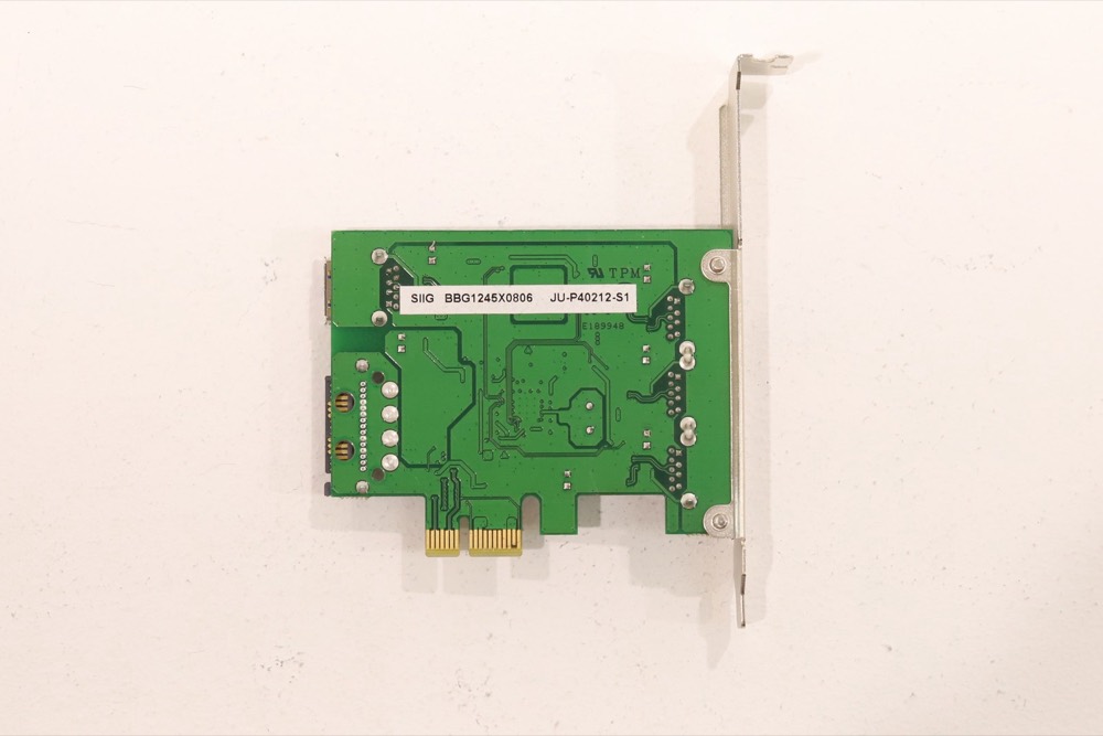 Адаптер SIIG 3-Port USB 3.0 Type-A PCIe High/Profile Adapter Card P/N: JU-P40212-S1 — фото 2