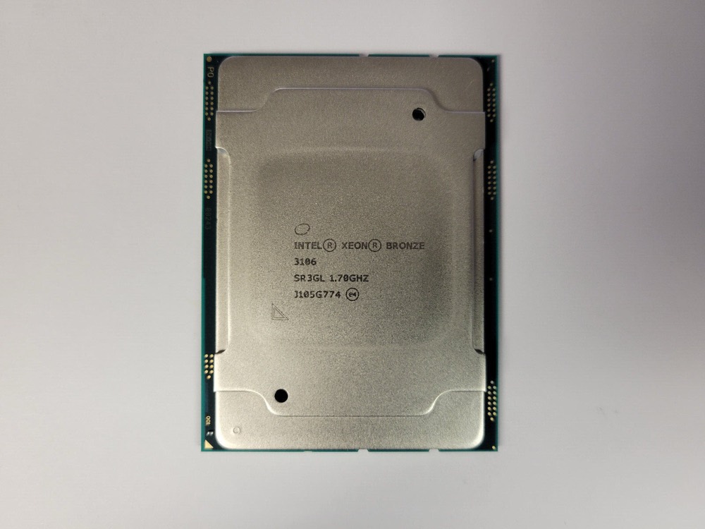 Процессор Intel Xeon Bronze 3106 1.70Ghz 8 Core 11MB LGA3647 CPU P/N: SR3GL Tested Working — фото 1