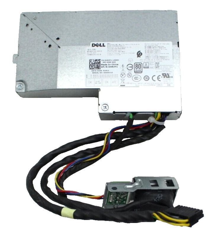 Блок HR3Y1 питания New Dell OptiPlex 3240 3440 7440 All-In-One Desktop 155W Power Supply HR3Y1 — фото 1