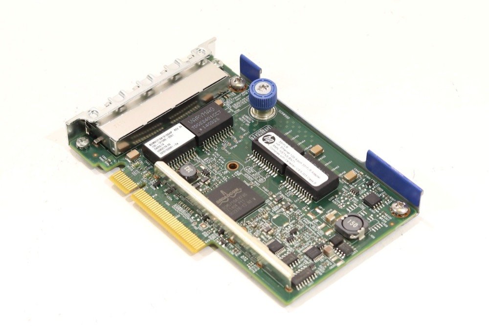Адаптер HP 331FLR Quad-Port Gigabit PCIe x8 Ethernet Network Adapter P/N: 634025-001 — фото 1