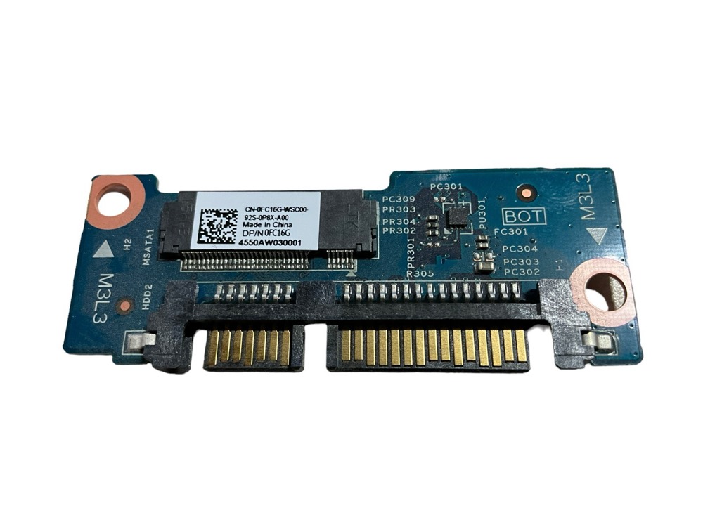 Жёсткий 0FC16G диск New For Dell Latitude 3380 E3380 M2 to SATA HDD Board 17B72-1 FC16G 0FC16G — фото 1