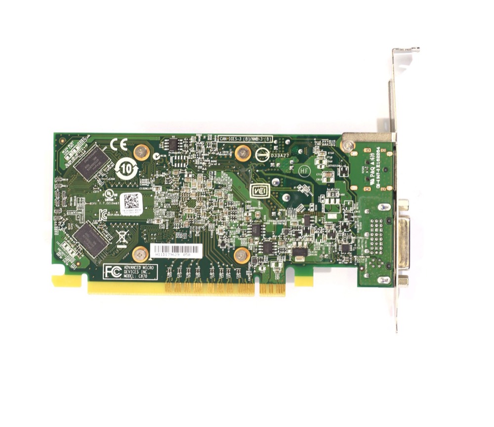 Графический 0KG8WY ускоритель Dell AMD Radeon R5 340X 2GB GDDR3 PCIe x8 Graphics Card Dell P/N: 0KG8WY Tested — фото 1