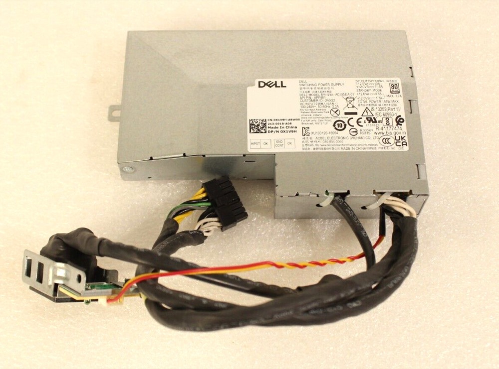 Блок питания New Dell Optiplex 3440 7440 7450 AIO 155W Switching Power Supply AC155EA-01 X1V9 — фото 1