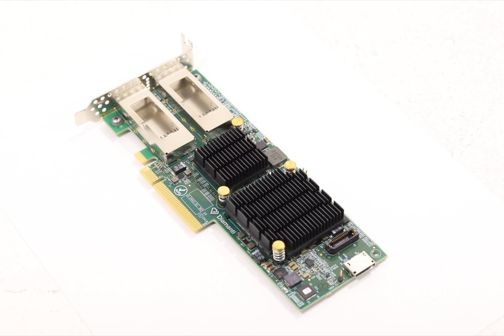 Сетевая карта Diamanti Dual-Port Low-Profile Network Card P/N: 35-0003-01 Tested Working — фото 1
