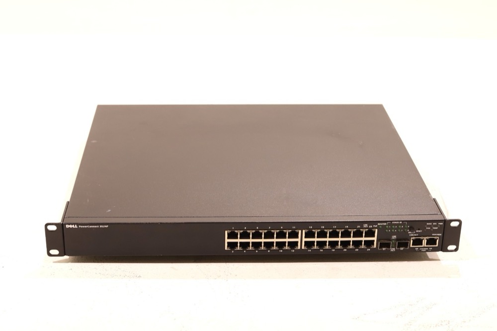 Коммутатор Dell PowerConnect 3524P 24-Port 10/100 PoE Managed Network Switch with Ears — фото 2