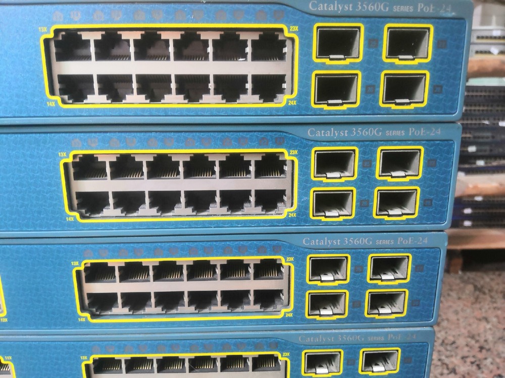 Коммутатор Cisco 3560G-24ps-s — фото 1