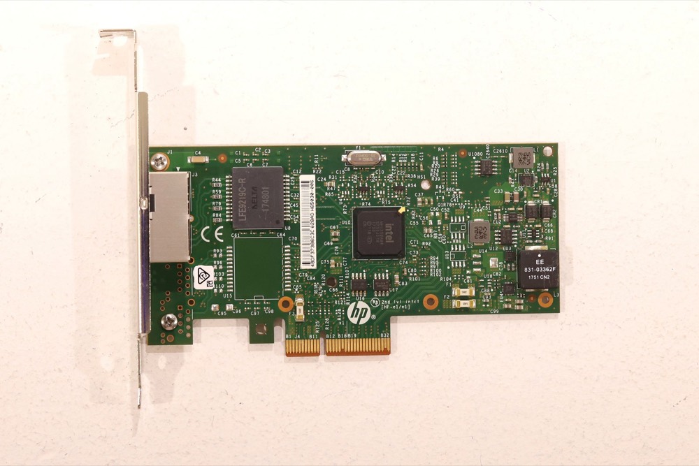Адаптер HP 361T Dual-Port 1GbE PCIe x4 H/Profile Network Adapter P/N: 656241-002 Tested — фото 3