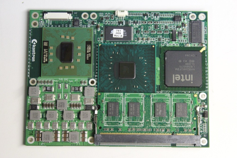 Процессор 38001-0000-10-1 KONTRON ETXexpress-PM373 CPU Board Celeron M ULV 373 1.0GHz 1GB — фото 1