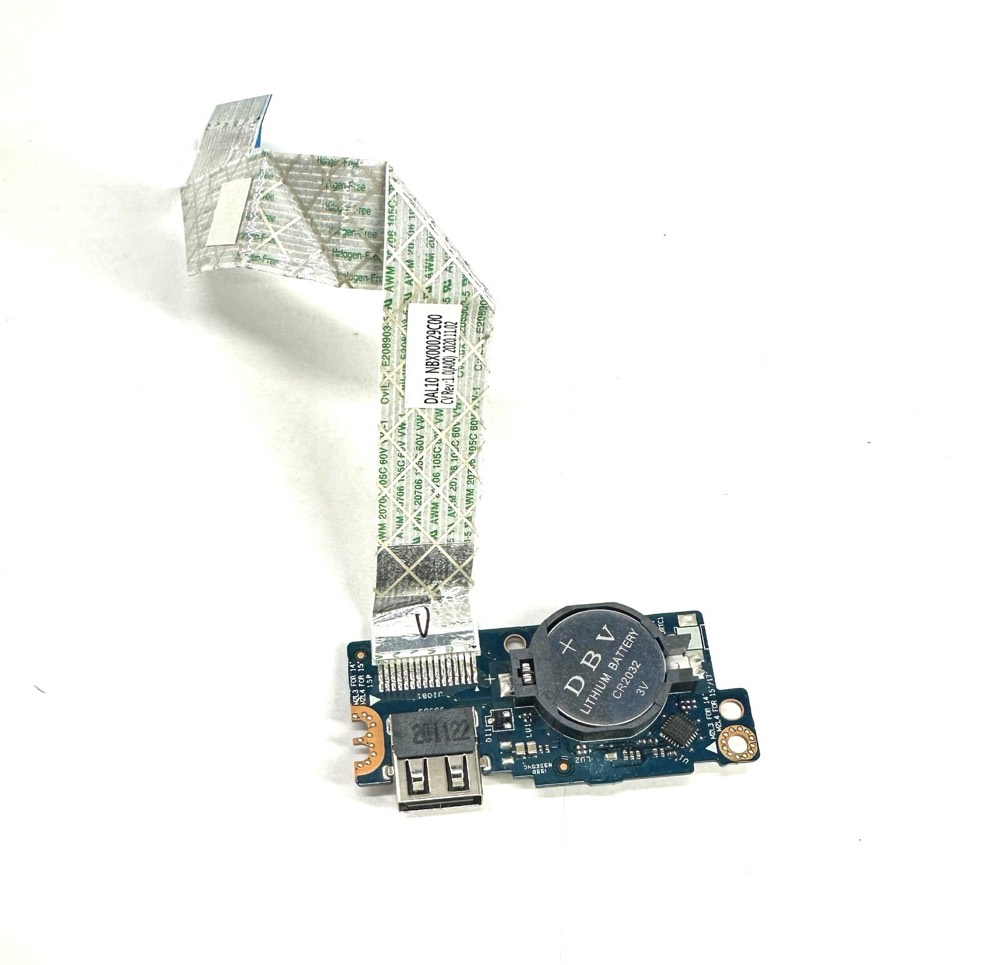Считыватель 39M5P Dell Latitude 7400 Laptop USB SD Card Reader IO Circuit Board w/ Cable — фото 1