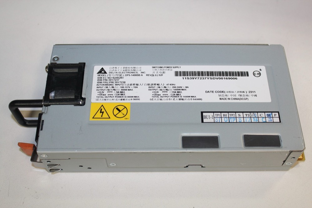 Блок питания 39Y7238 IBM 1400W x3750 M4 (8753) PSU, 39Y7237, DPS-1400BB A, 88Y7373 — фото 1