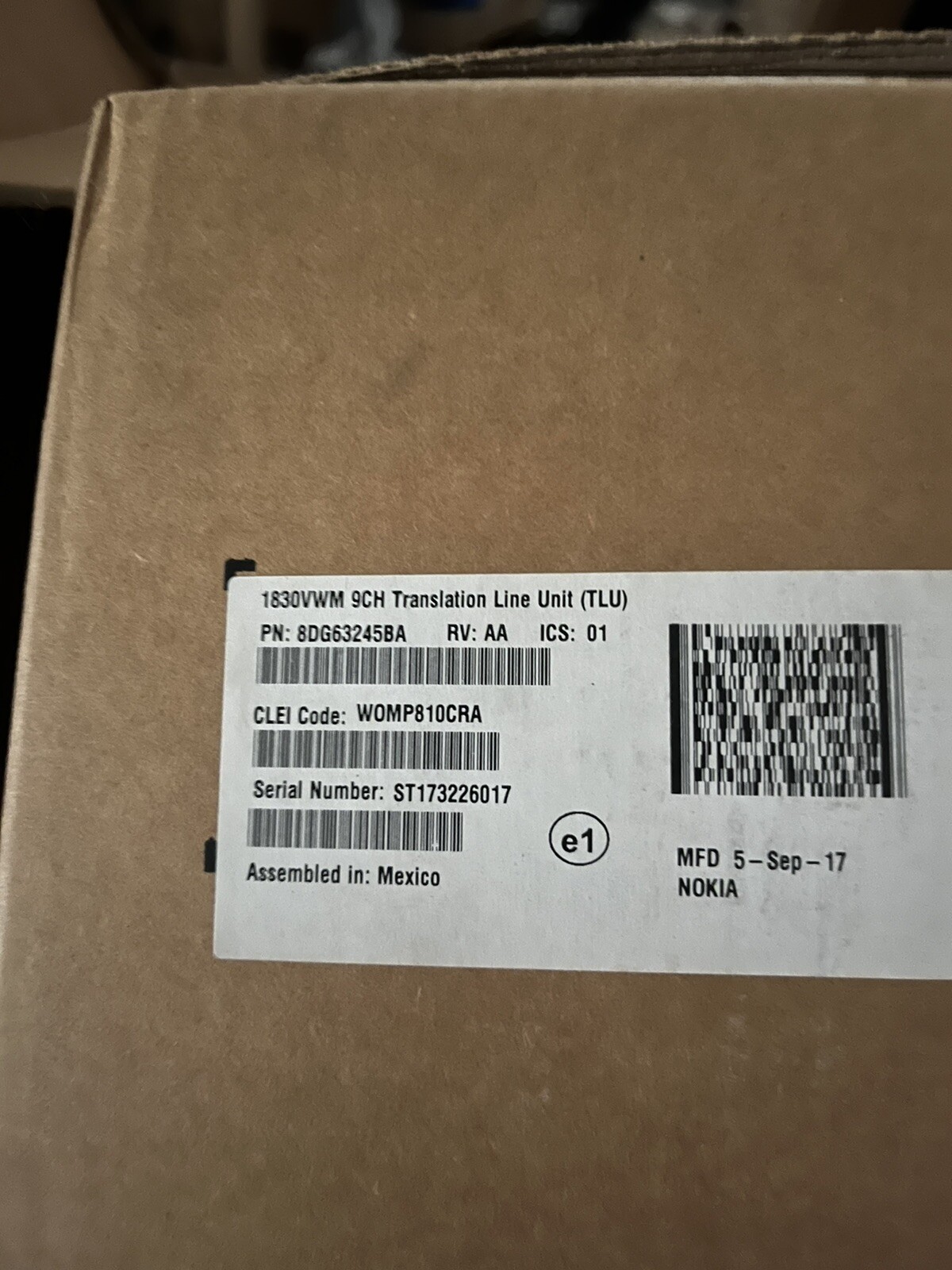 Операторское оборудование Alcatel-Lucent 3AL82037ALAA CWDM CPRI3-5 ch47 WOTRDTATAA — фото 1