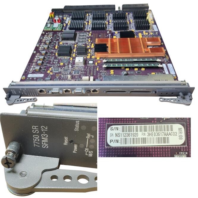 Модуль коммутационной матрицы Alcatel-Lucent 7750 SR SFM3-12 (3HE03617AAAC02) — фото 1