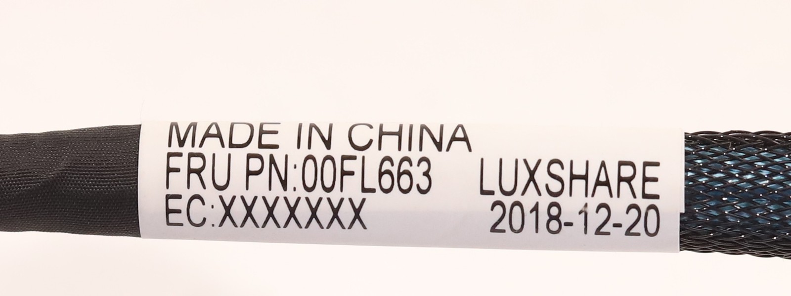 Кабель Lenovo Mini-SAS to 4-SATA 7-Pin Cable FRU P/N: 00FL663 Tested Working — фото 2