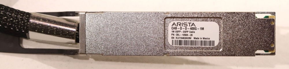 Трансивер Arista 1M OSFP To OSFP 400GbE Twinax Transceiver Cable P/N: CBL-10508-20 Tested — фото 2