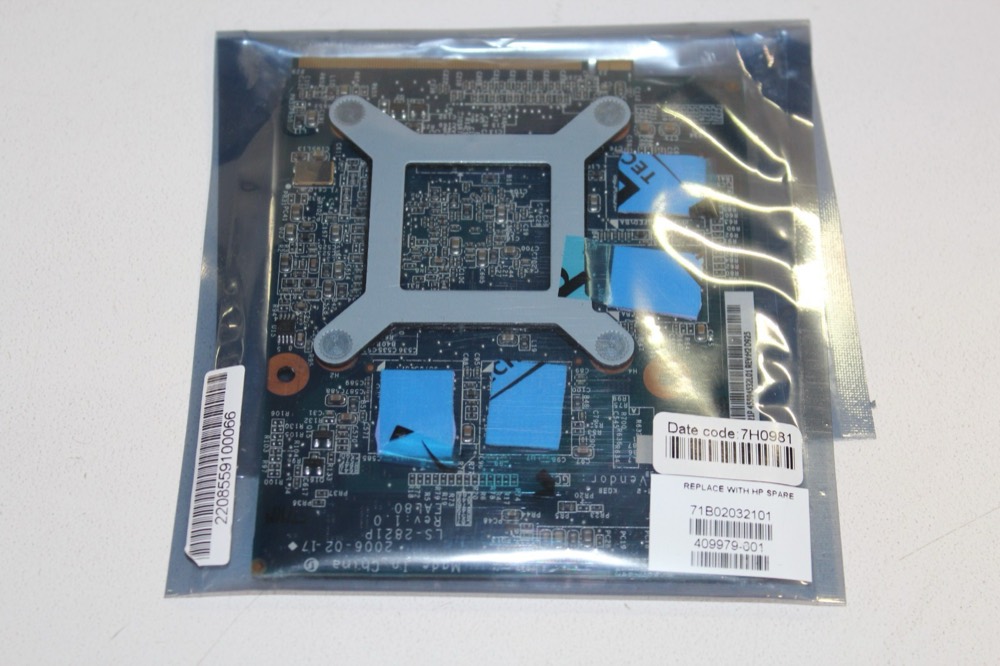 Плата 409979-001 New HP Video Card 256 MB DDR2, PCIe x16 ATI Mobility Radeon — фото 1