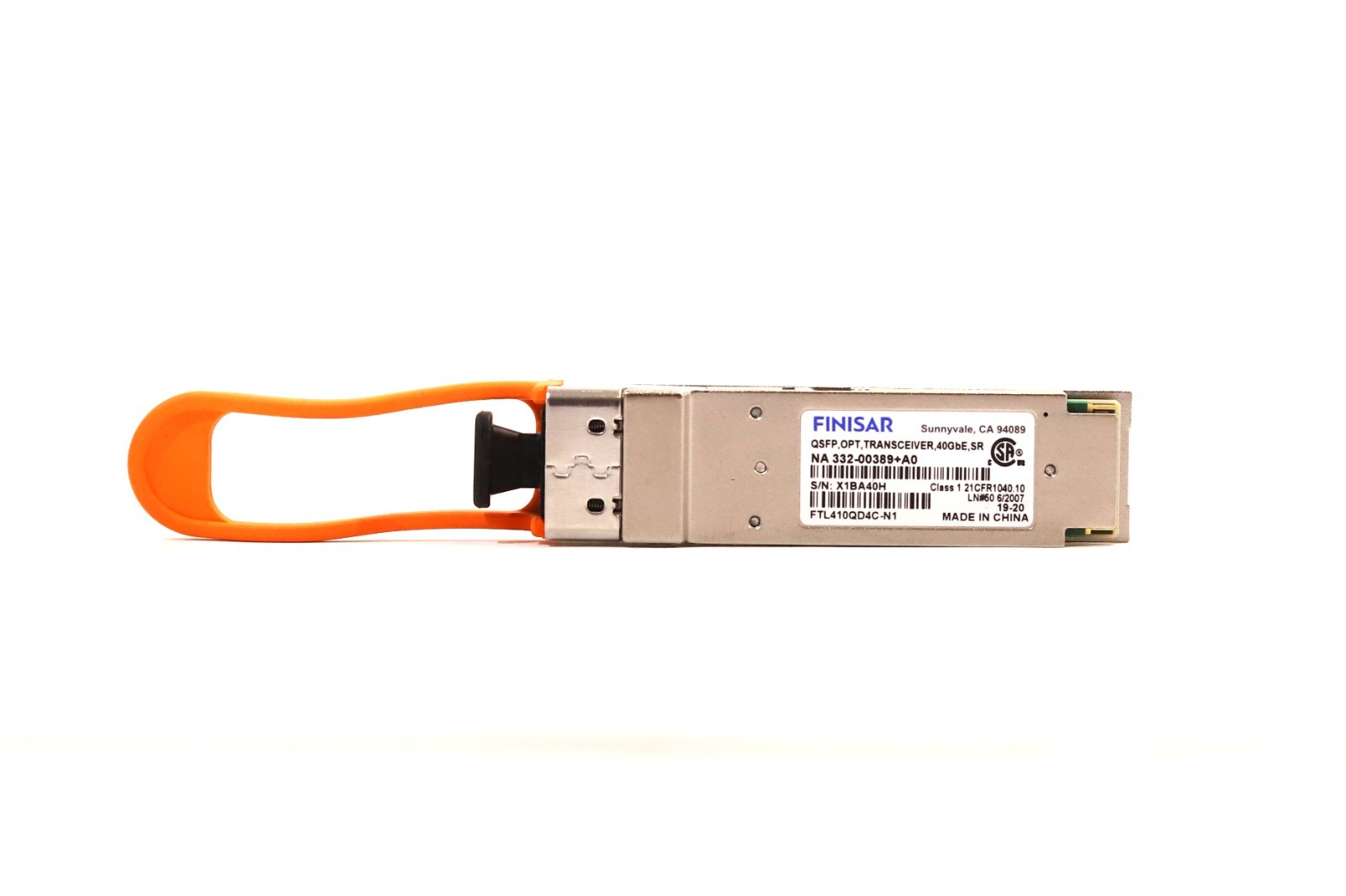 Трансивер Finisar 40GBASE-SR4 QSFP+ Optical Transceiver Module P/N: FTL410QD4C-N1 Tested — фото 1