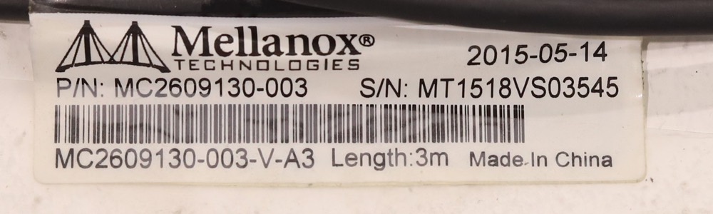 Кабель Mellanox QSFP – 4×SFP+ 40GbE/10GbE DAC разветвительный (MC2609130-003) — фото 2