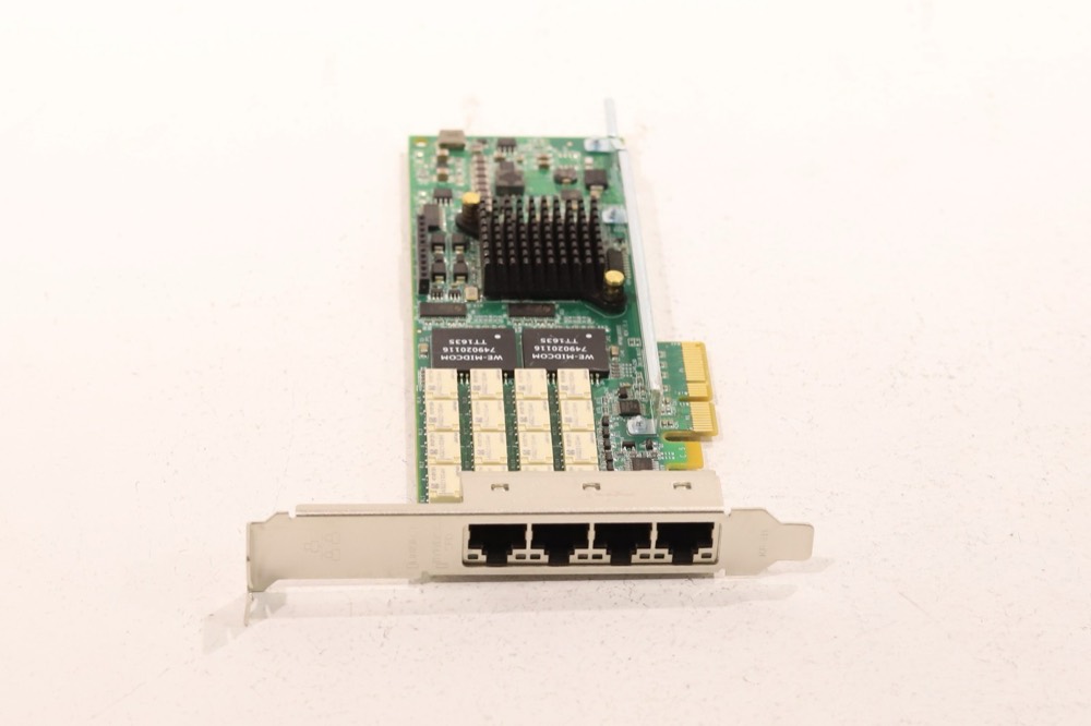 Сетевая карта Riverbed Quad-Port Gigabit PCIe x4 Bypass Network Card P/N: 410-00115-01 Tested — фото 2
