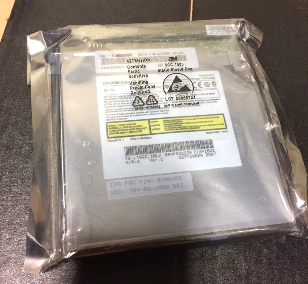 Компонент 42M5858 IBM POS 4800 24x SATA CD-Rom COMPLETE ASSEMBLY! TS-L162 42C0960 — фото 1