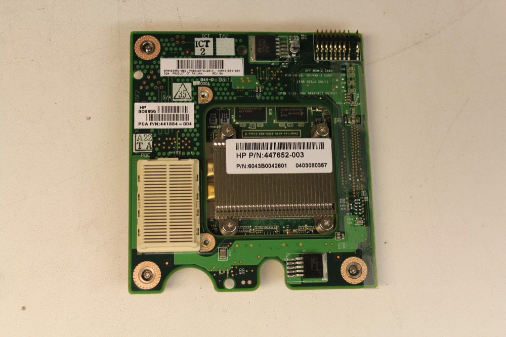 Плата 463951-001 HP FX560M PCI-E Mezzanine Board 256MB 458937-001 441884-004 — фото 1