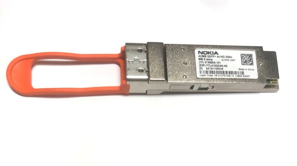 Трансивер 474899A.101 FTL410QD4N-NS NOKIA QSFP+ 4x10G 300m AOMB ALPHA UNIT SFP — фото 1