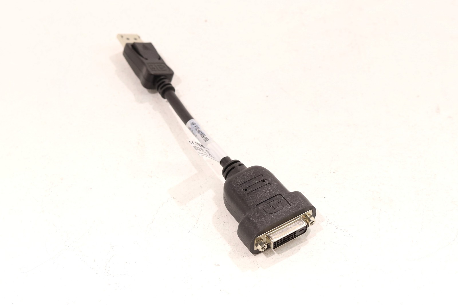 Адаптер HP DisplayPort to DVI Adapter Cable P/N: 481409-002 Tested Working — фото 1