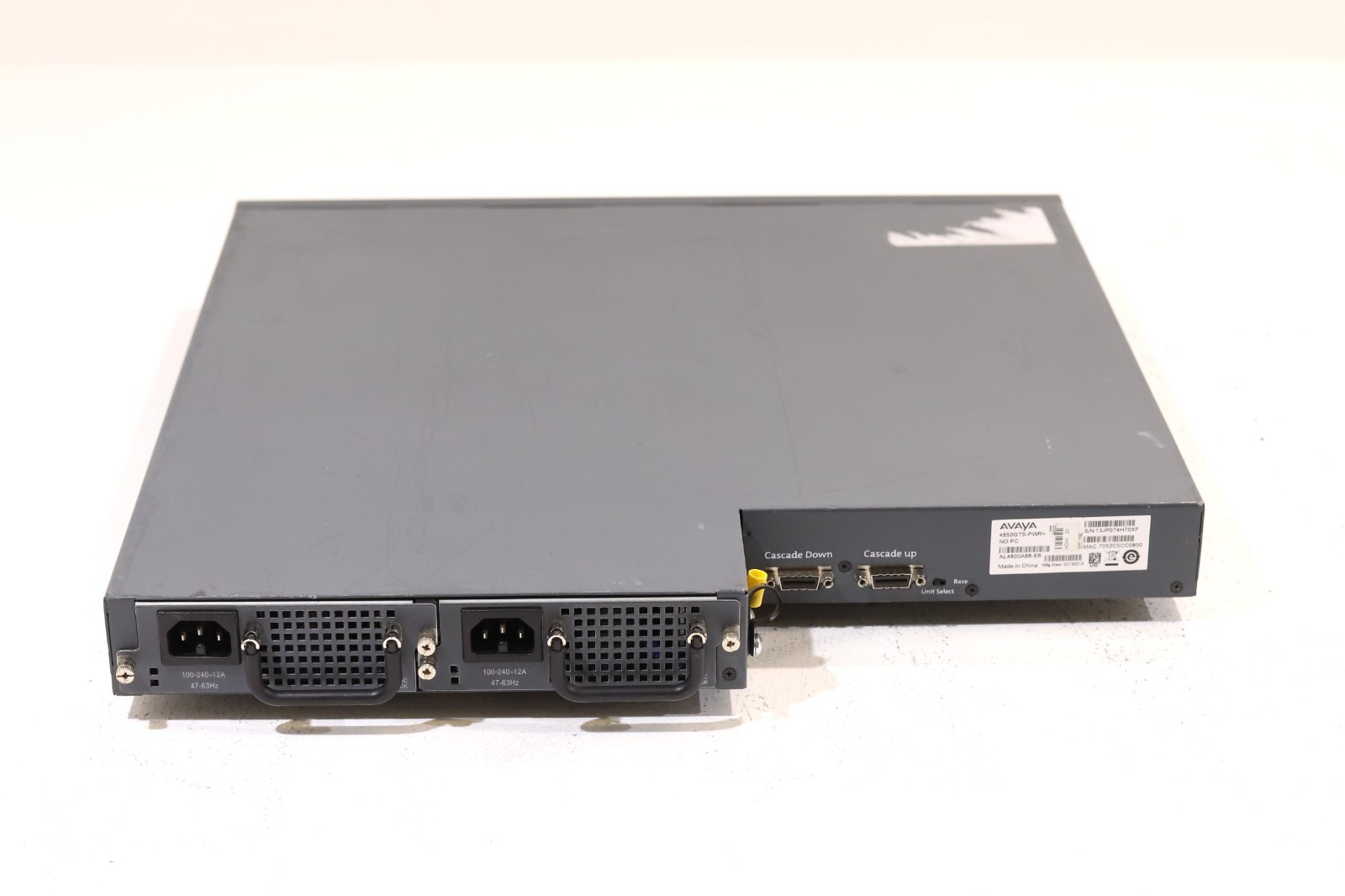 Коммутатор Avaya 4850GTS-PWR+ 48-Port Gigabit PoE 1U Managed Network Switch Tested Working — фото 3