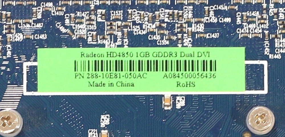 Графический ускоритель ATI AMD RadeOn HD 4850 1GB GDDR3 PCIe x16 Graphics Card P/N: 288-10E81-050AC — фото 2