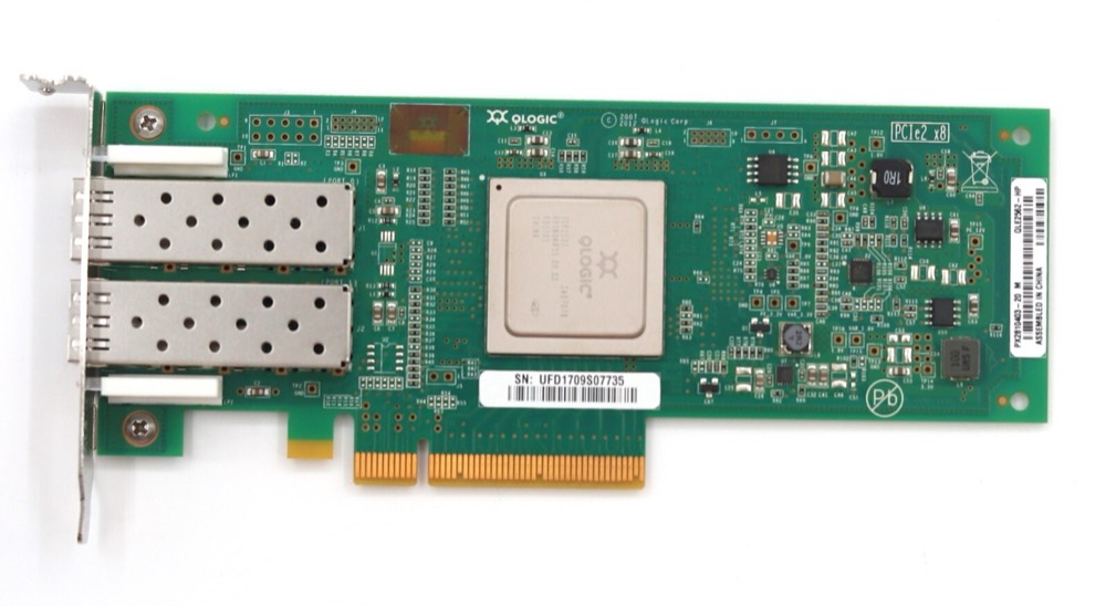 Адаптер HP 82Q Dual-Port 8GB PCIe Fibre Channel Host Bus Adapter P/N: 489191-001 Tested — фото 2