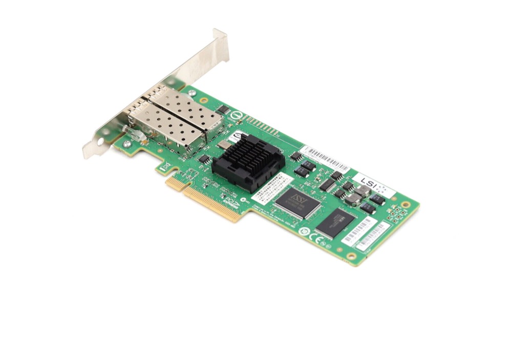 Плата LSI Dual-Port 4Gb/s PCIe Controller Card P/N: LSI7204EP-LC L3-01120-03F Tested — фото 1