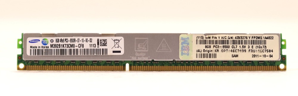 Модуль памяти Samsung 8GB 4Rx8 PC3-8500R-07-10-V0-D2 ECC REG Server Memory M392B1K73CM0-CF8 — фото 1