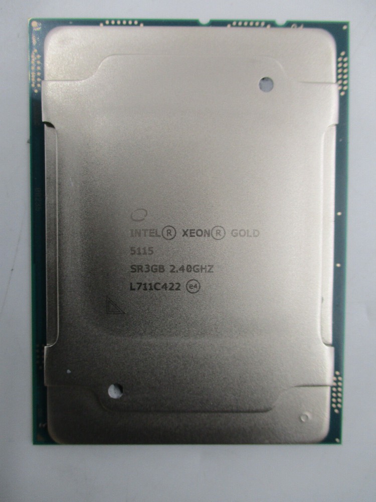 Процессор Intel Xeon Gold 5115 2.40Ghz 10 Core 13.75MB LGA3647 CPU P/N: SR3GB Tested — фото 1