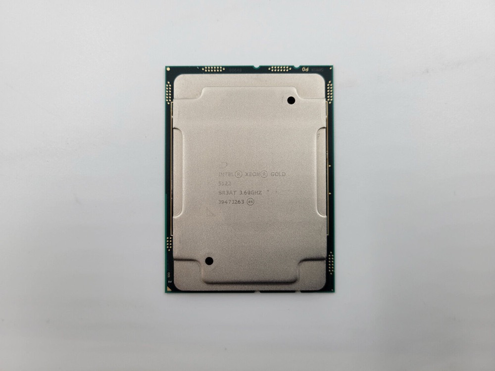 Процессор Intel Xeon Gold 5122 3.60Ghz Quad-Core 16.5MB LGA 3647 CPU P/N: SR3AT Tested — фото 1