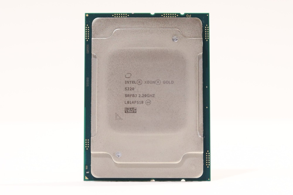 Процессор Intel Xeon Gold 5220 2.20GHz 18-Core 36-Thread 24.75MB LGA 3647 CPU P/N: SRFBJ — фото 1