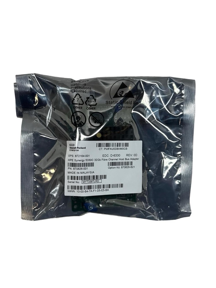 RAID/HBA-контроллер NEW HPE Synergy 5330C 32Gb FC Mezzanine HBA 870826-001, 872164-001 — фото 1