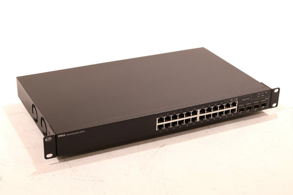 Коммутатор Dell PowerConnect 5424 24-Port Gigabit Managed Network Switch with Ears Tested — фото 1