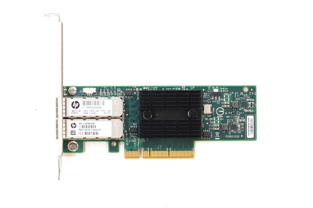 Трансивер HP 546SFP+ Dual-Port 10GbB SFP PCIe x8 High Profile Network Card P/N: 790314-001 — фото 2