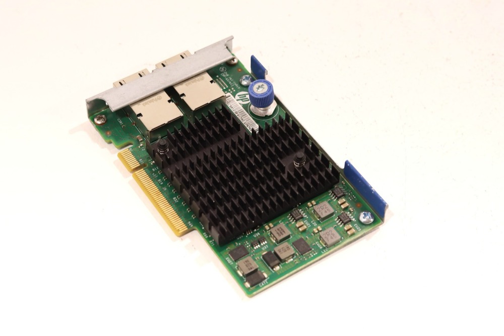 Сетевая карта HP 561FLR-T Dual-Port 10GbE PCIe x8 Ethernet Network Card P/N: 701525-001 Tested — фото 1